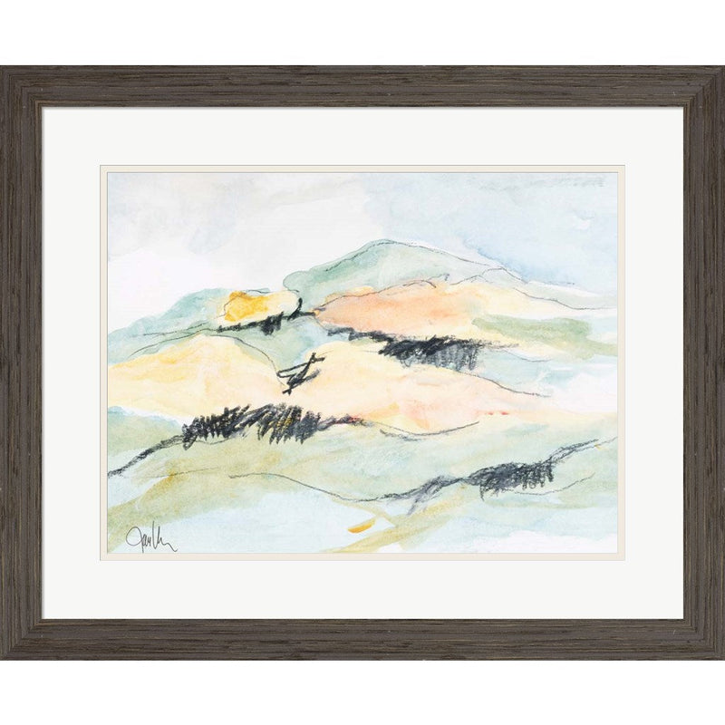 Mt. Diablo No. 1 by Jan Weiss, Framed Art