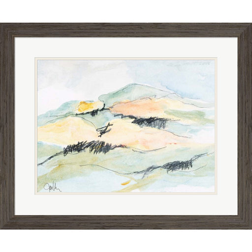Mt. Diablo No. 1 by Jan Weiss, Framed Art