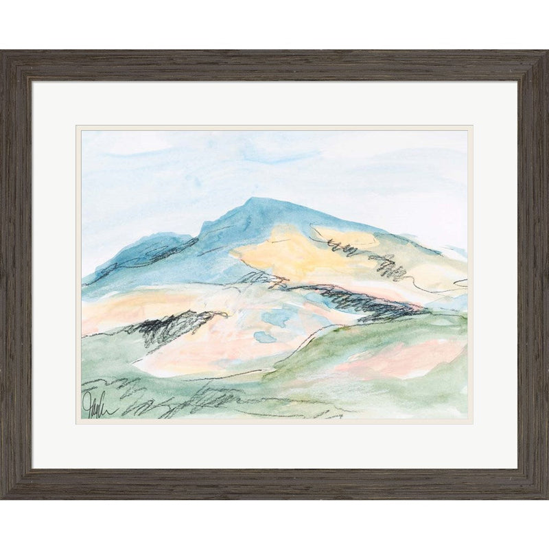 Mt. Diablo No. 2 by Jan Weiss, Framed Art