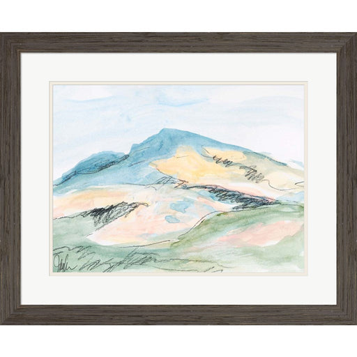 Mt. Diablo No. 2 by Jan Weiss, Framed Art