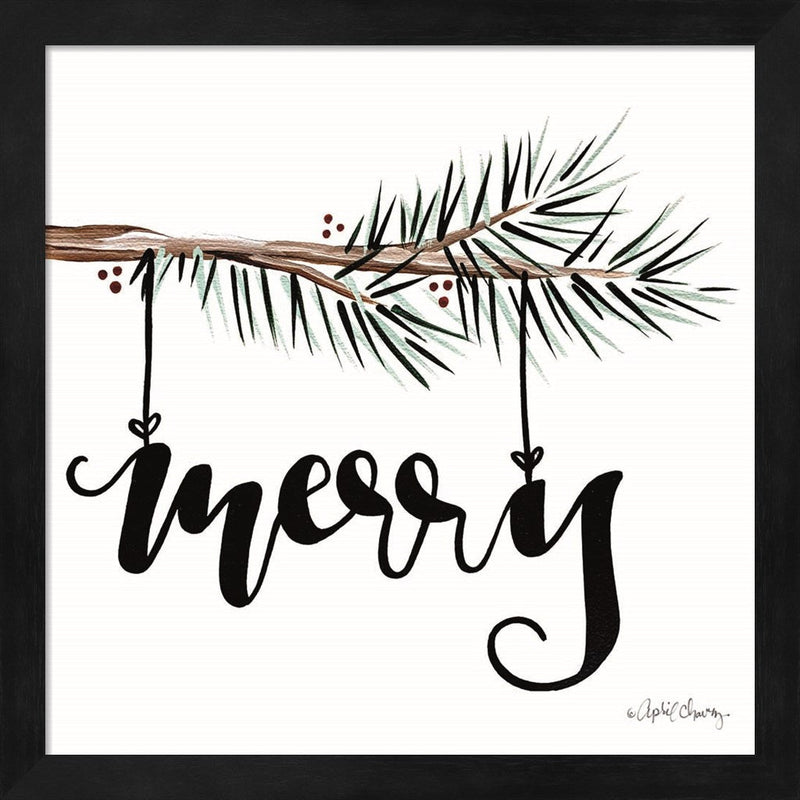 Merry by April Chavez, Framed Art