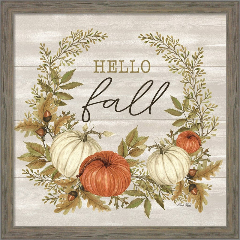 Hello Fall by Cindy Jacobs, Framed Art