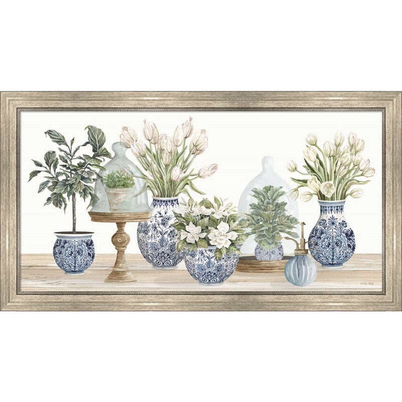 Chinoiserie Floral Set by Cindy Jacobs, Framed Art