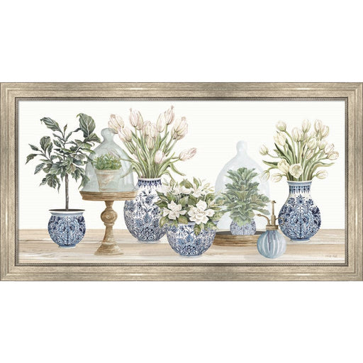 Chinoiserie Floral Set by Cindy Jacobs, Framed Art