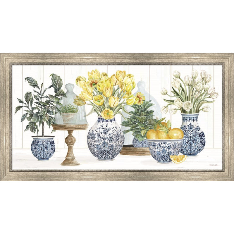 Chinoiserie Lemon Set by Cindy Jacobs, Framed Art