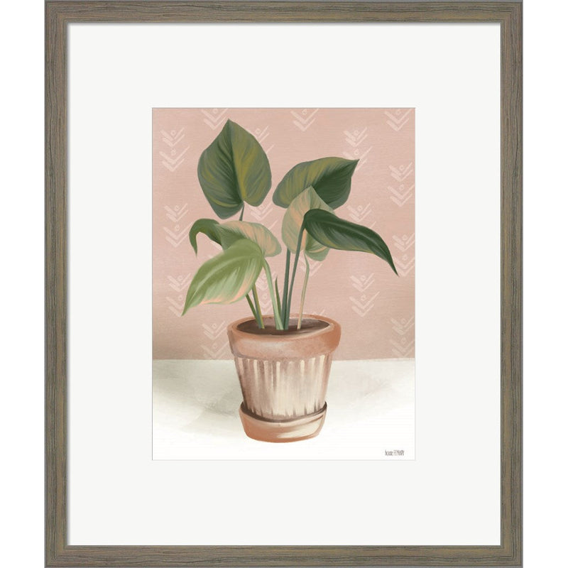 House Prayer Plant by House Fenway, Framed Art