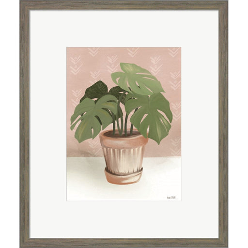 House Monstera Plant by House Fenway, Framed Art