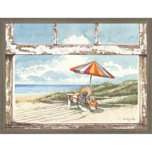Weathered View by John Rossini, Framed Art