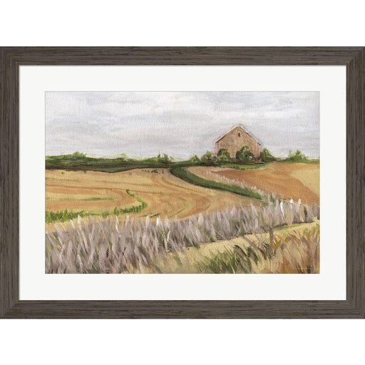 Golden Hour on the Farm by Kamdon Kreations, Framed Art