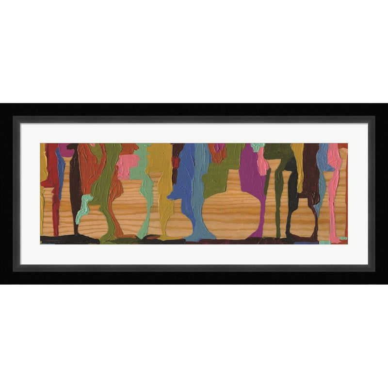 Negative Space Vase by Kamdon Kreations, Framed Art