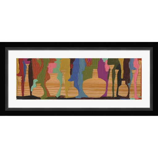 Negative Space Vase by Kamdon Kreations, Framed Art