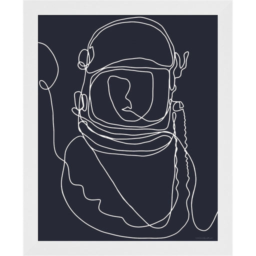 Lines in Space 2 by Kamdon Kreations, Framed Art