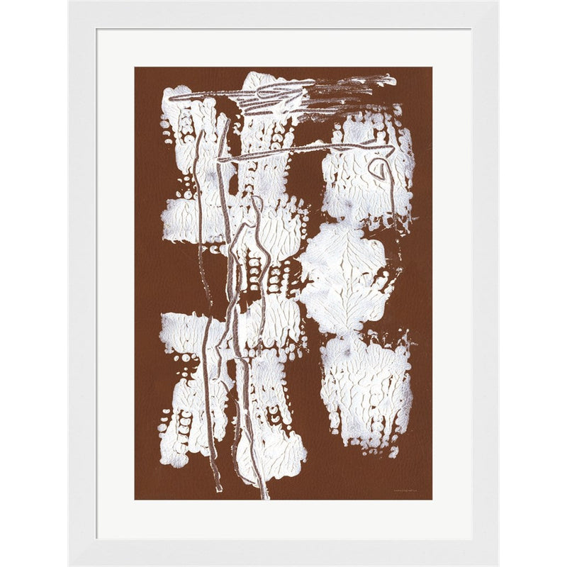 Leaves, Berries and Twigs by Kamdon Kreations, Framed Art