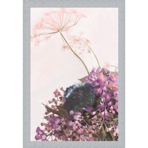 Pink Dandelion by Kamdon Kreations, Framed Art