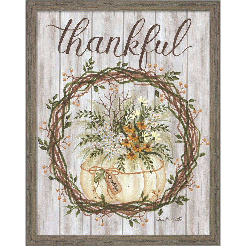 Thankful by Lisa Kennedy, Framed Art