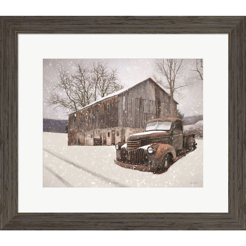 Rustic Winter Charm by Lori Deiter, Framed Art