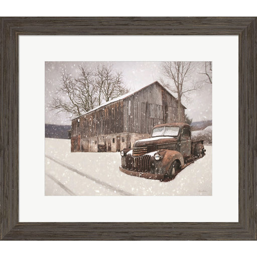 Rustic Winter Charm by Lori Deiter, Framed Art