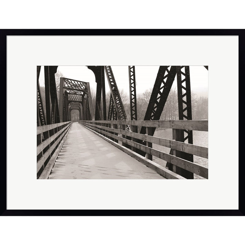 Old Railroad Bridge by Lori Deiter, Framed Art