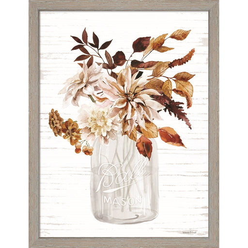 Autumn Floral I by Lettered & Lined, Framed Art
