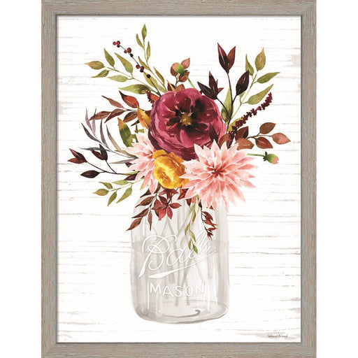 Autumn Floral II by Lettered & Lined, Framed Art