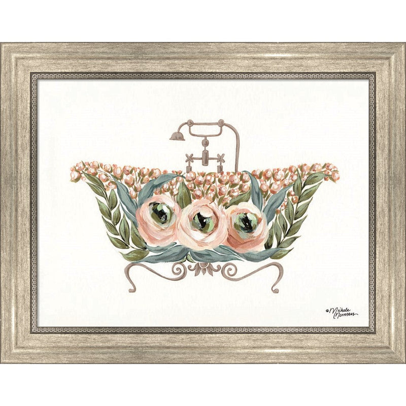 Vintage Bathtub by Michele Norman, Framed Art
