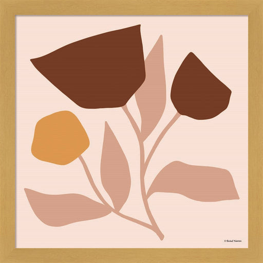Modern Graphic Floral Stem by Rachel Nieman, Framed Art