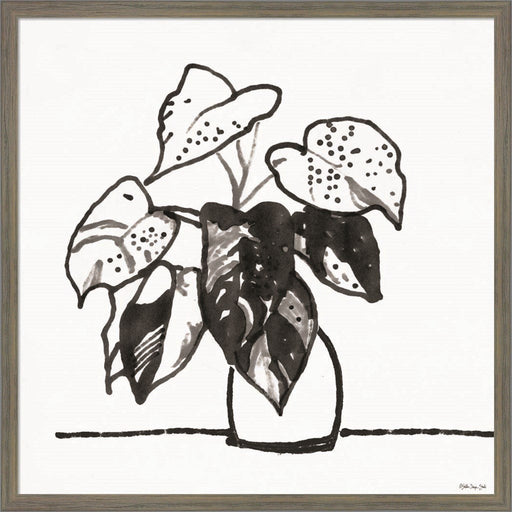 Urn with Plant by Stellar Design Studio, Framed Art