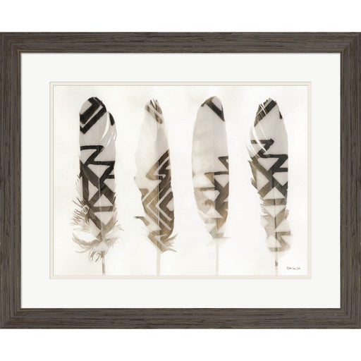 Feathers 1 by Stellar Design Studio, Framed Art