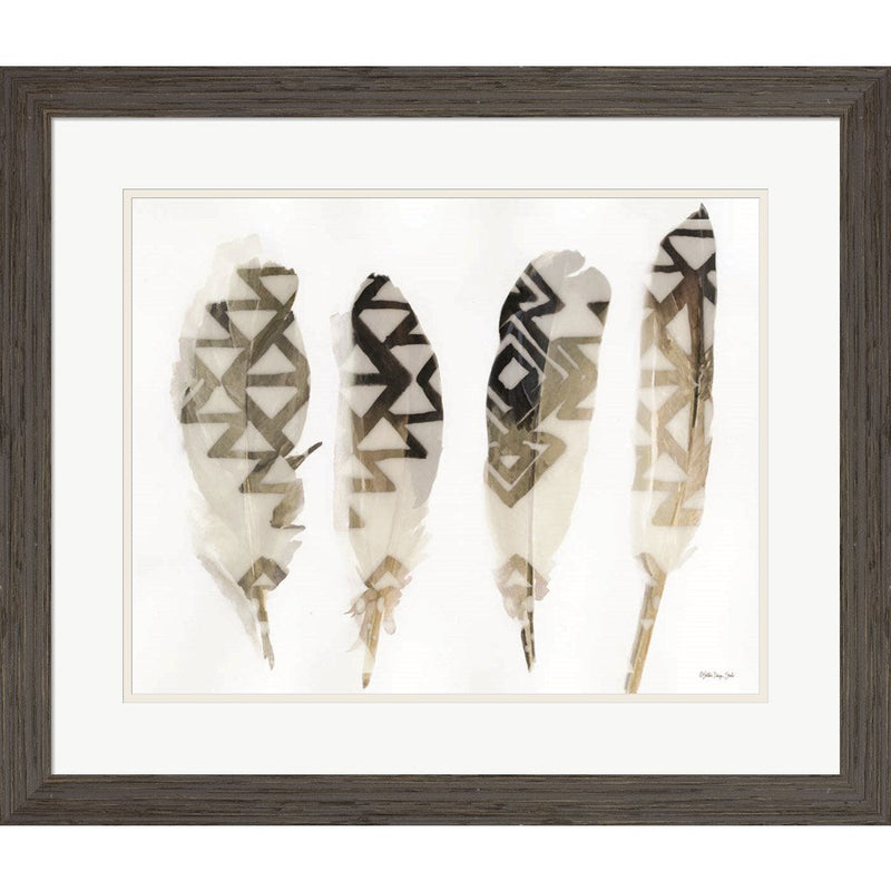 Feathers 2 by Stellar Design Studio, Framed Art