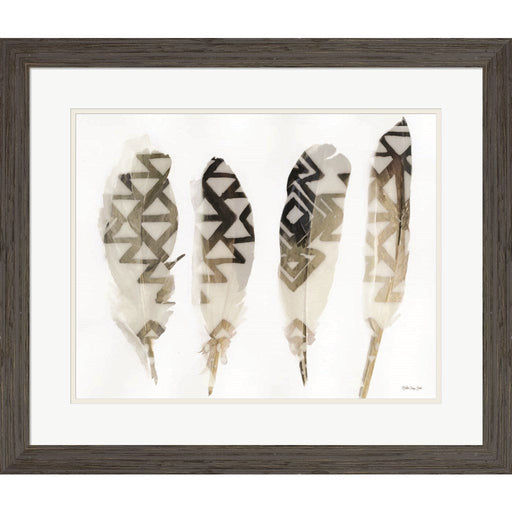 Feathers 2 by Stellar Design Studio, Framed Art