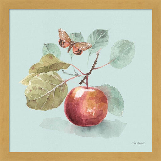Autumn in Nature 02 on Aqua by Lisa Audit, Framed Art