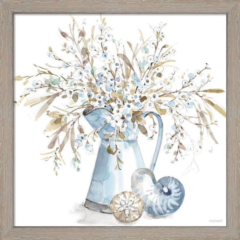 Blue Escape Coastal 04 by Lisa Audit, Framed Art
