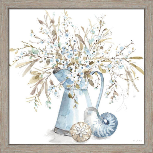 Blue Escape Coastal 04 by Lisa Audit, Framed Art
