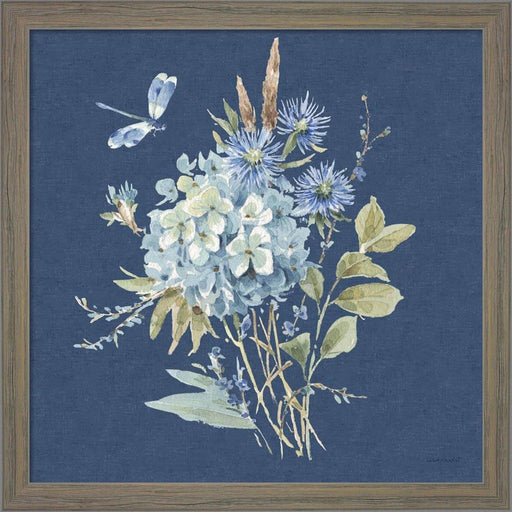 Bohemian Blue 04B by Lisa Audit, Framed Art