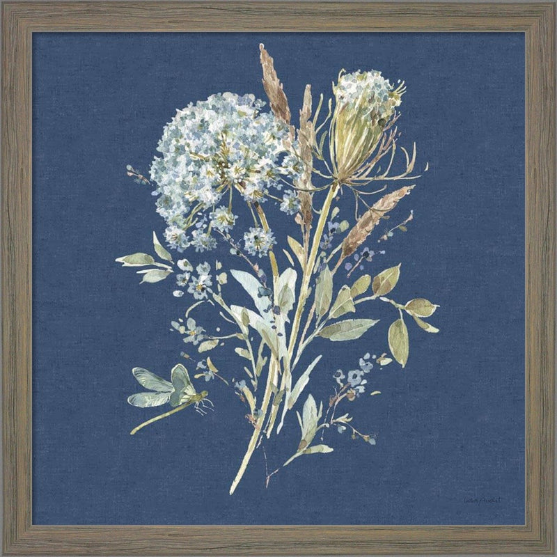 Bohemian Blue 05B by Lisa Audit, Framed Art