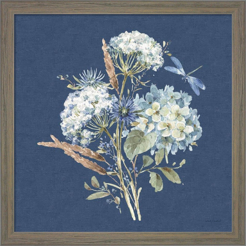 Bohemian Blue 06B by Lisa Audit, Framed Art
