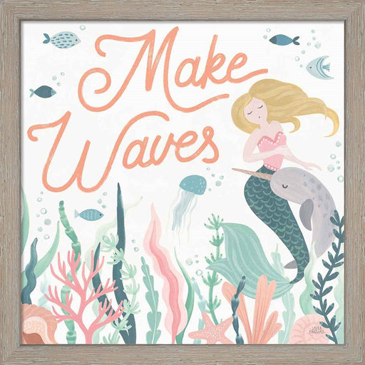 Under the Sea IV by Laura Marshall, Framed Art