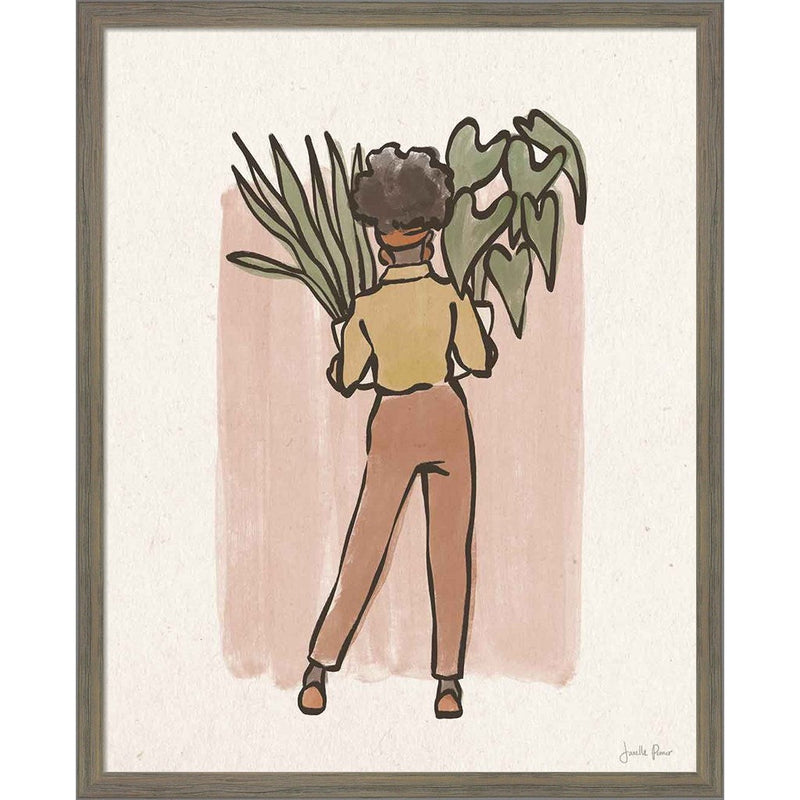 Plant Ladies I by Janelle Penner, Framed Art