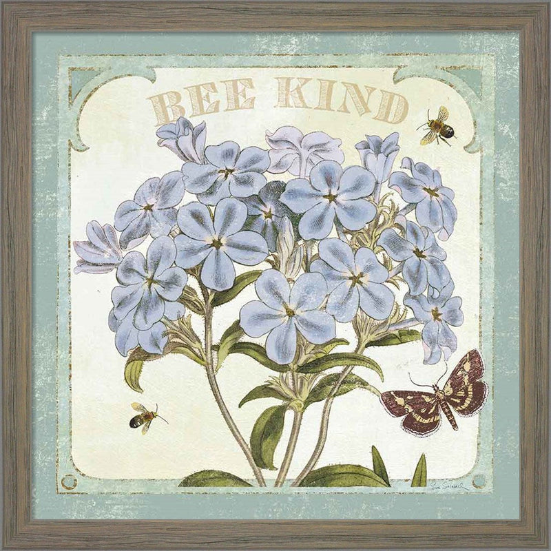 Parisian Flowers II Bees by Sue Schlabach, Framed Art