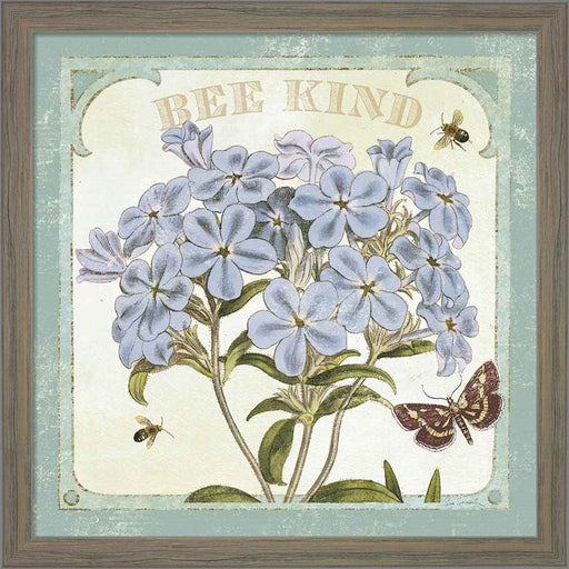 Parisian Flowers II Bees by Sue Schlabach, Framed Art