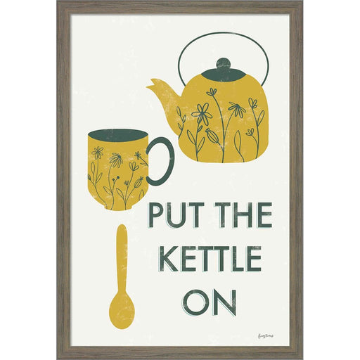 Retro Kitchen Coffee IV by Becky Thorns, Framed Art