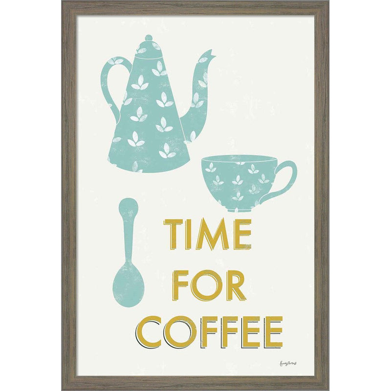 Retro Kitchen Coffee III by Becky Thorns, Framed Art