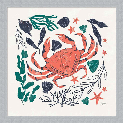 Coastal Reef II by Becky Thorns, Framed Art