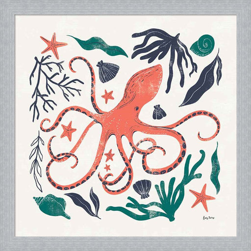 Coastal Reef IV by Becky Thorns, Framed Art