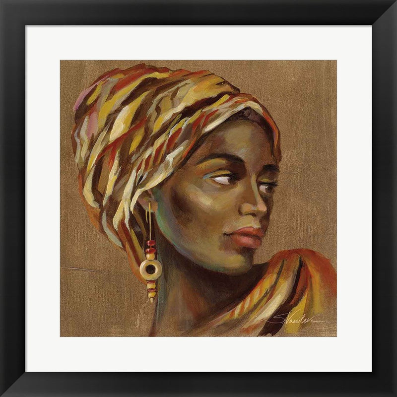 African Beauty I by Silvia Vassileva, Framed Art