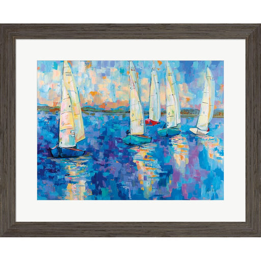 Back From the Race by Jeanette Vertentes, Framed Art