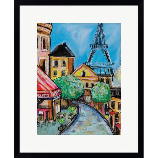 Paris Evening II by Jeanette Vertentes, Framed Art