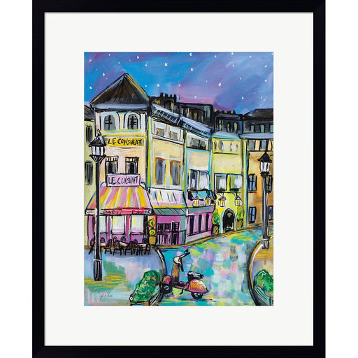Paris Evening I by Jeanette Vertentes, Framed Art