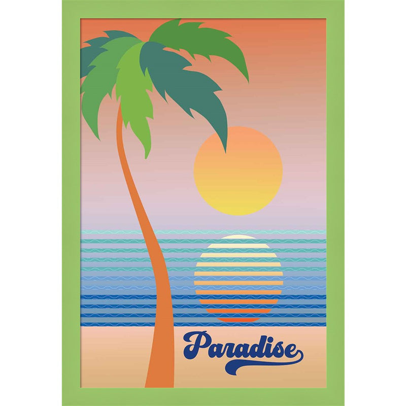 Paradise Clean by Wild Apple Portfolio, Framed Art