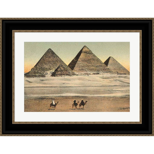 Cairo Pyramids by Wild Apple Portfolio, Framed Art